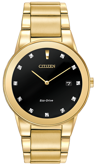men's citizen eco-drive with 11 diamonds