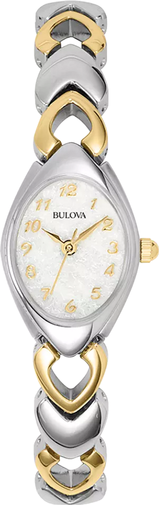 ladies 2 tone bulova watch