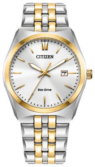 men's two-tone citizen eco-drive watch