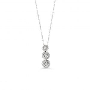 10kt White Gold Diamond Pendant