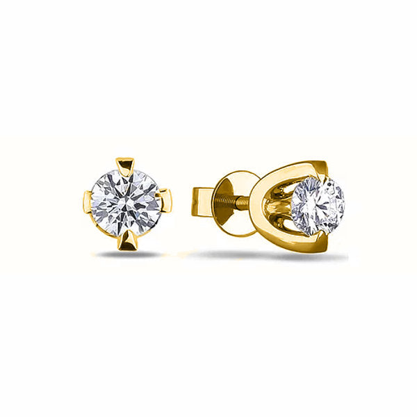 14kt Yellow Gold 0.20ctw Canadian Diamond Studs