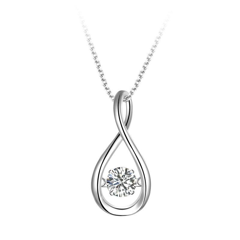 Sterling Silver Cubic Pulse Pendant