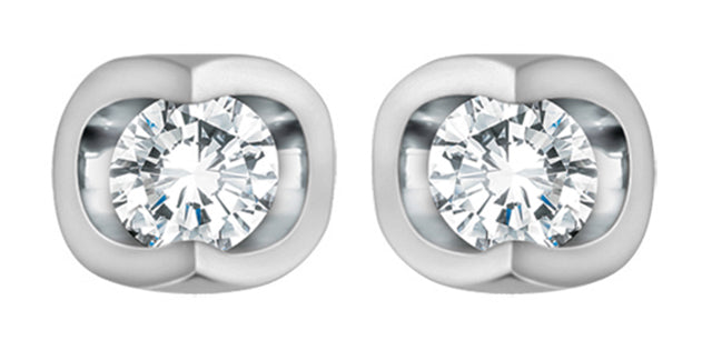 14kt White Gold .46cttw Canadian Victor Diamond Studs