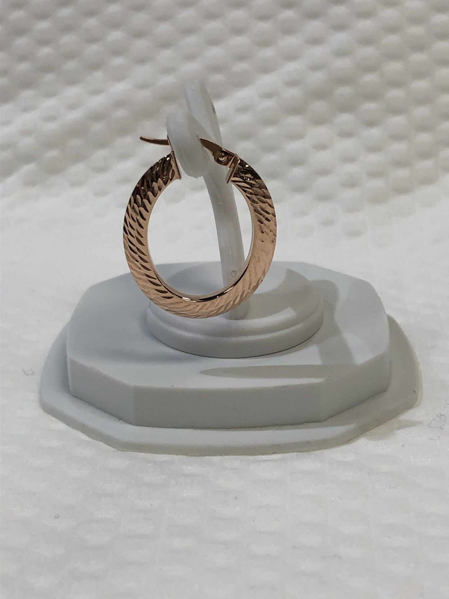 Rose Gold 10kt. Hoop Earrings
