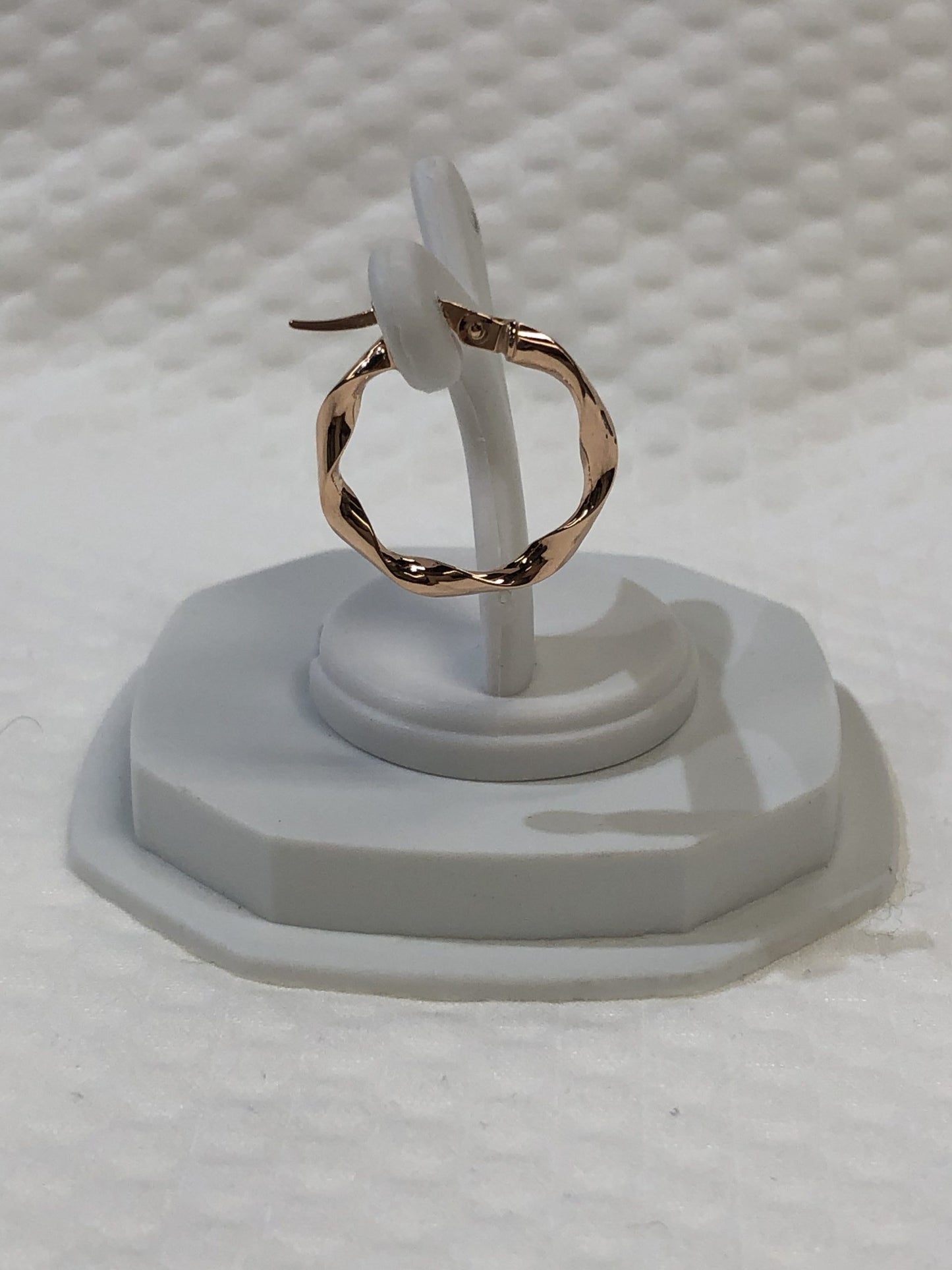 Rose Gold 10kt. Hoop Earrings