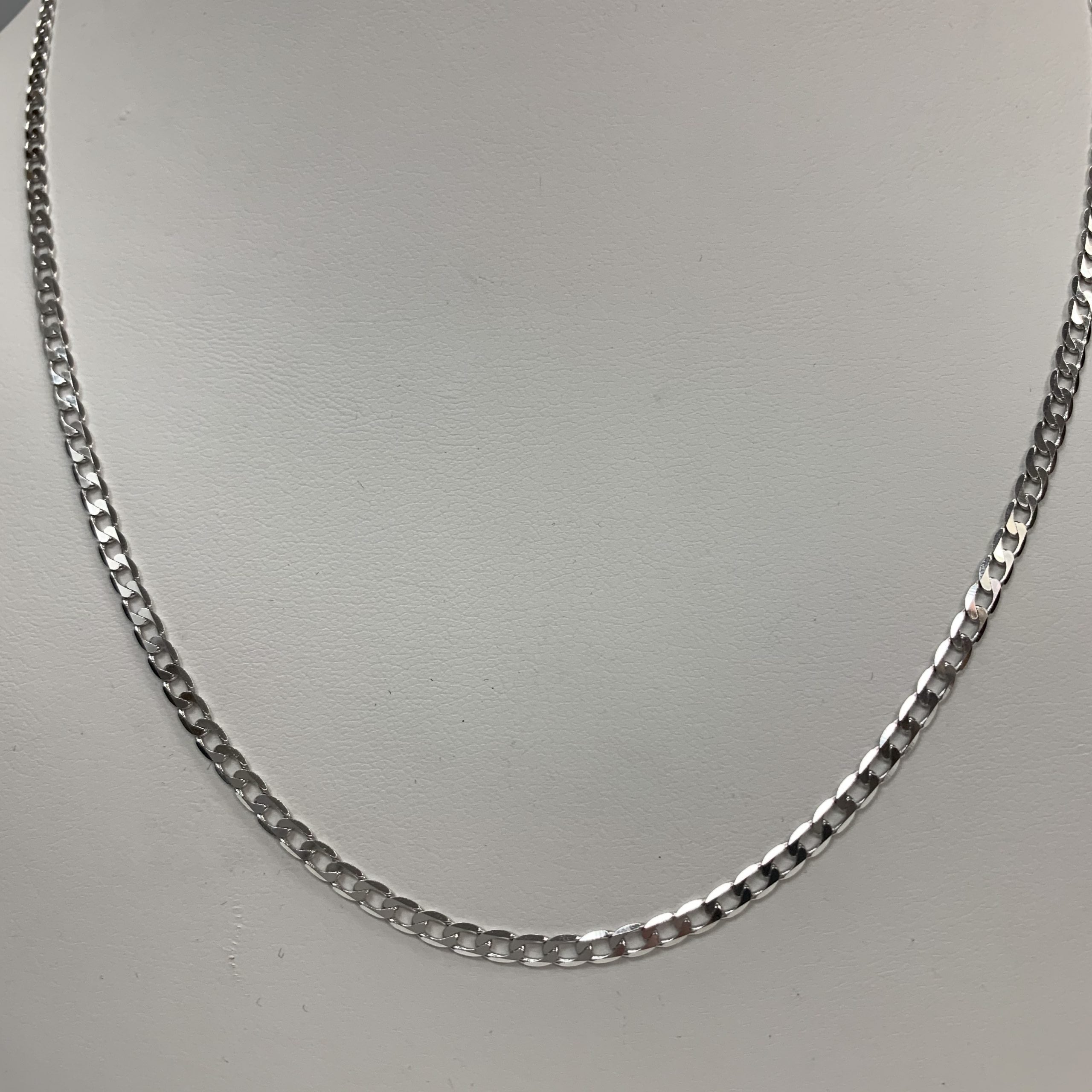 10kt White Gold Chain 20"
