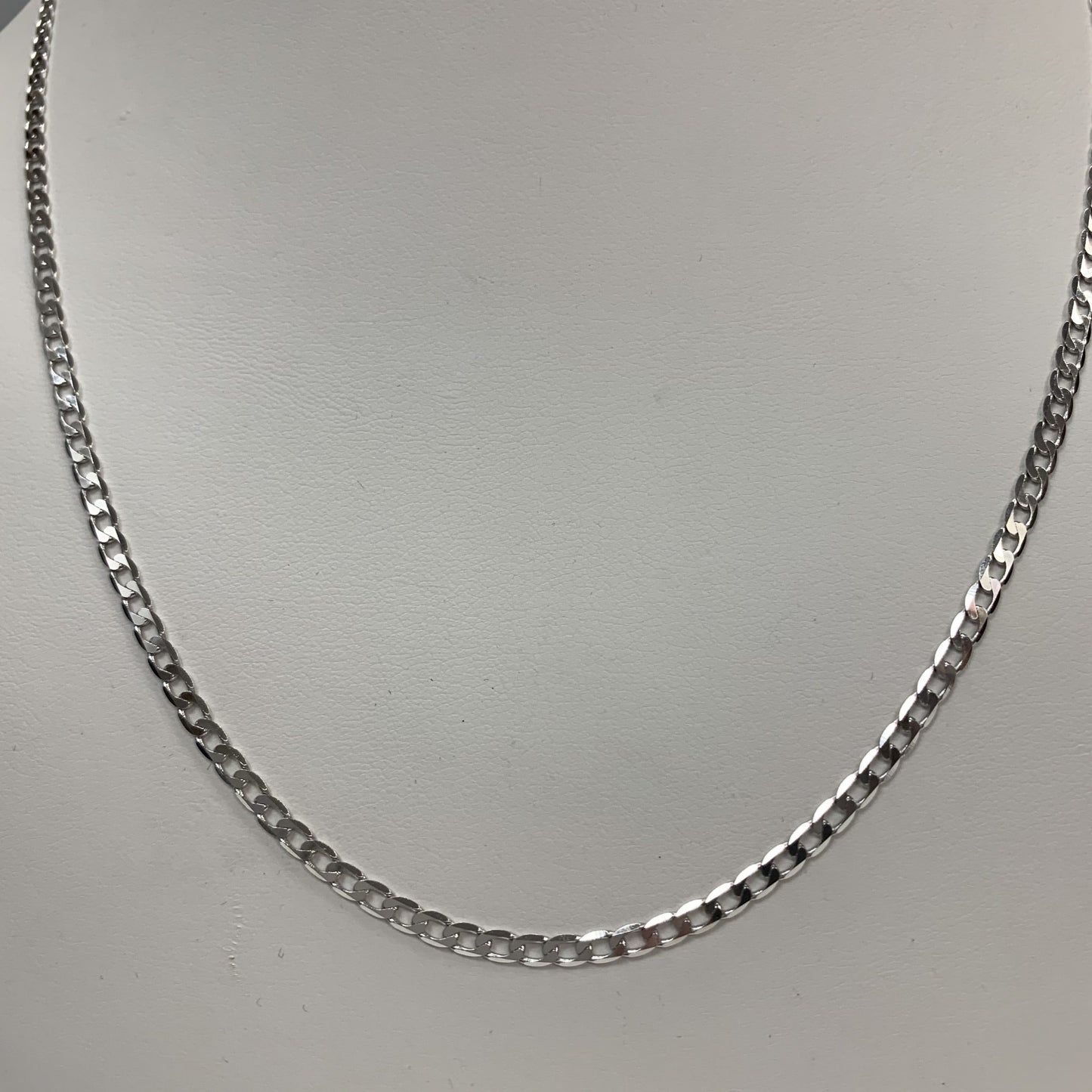 10kt White Gold Chain 20"