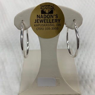 Sterling Silver Hoops