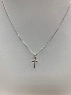 Sterling silver Cross Pendant & Box Chain