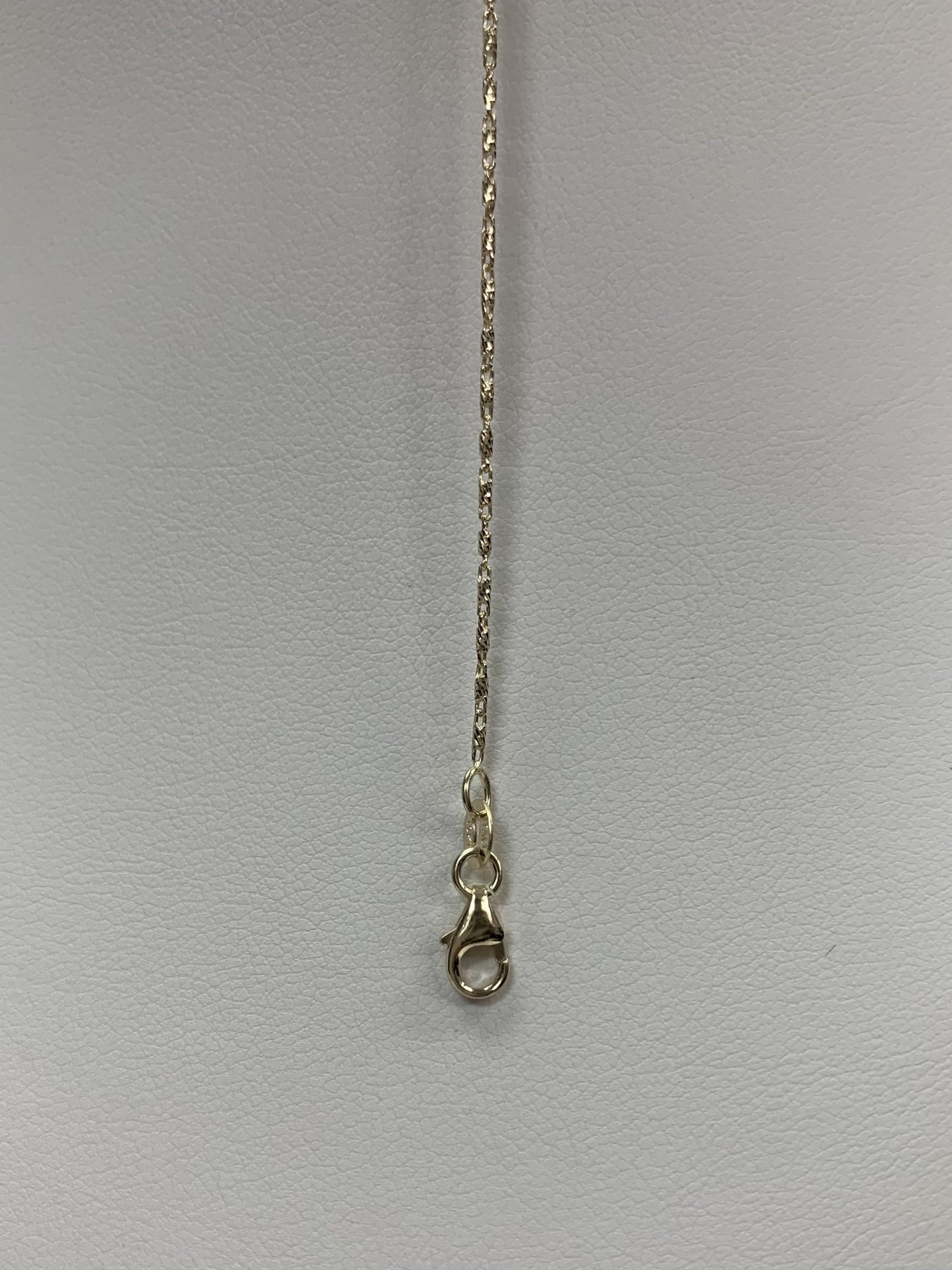 10kt Yellow Gold Diamond Cut Anklet