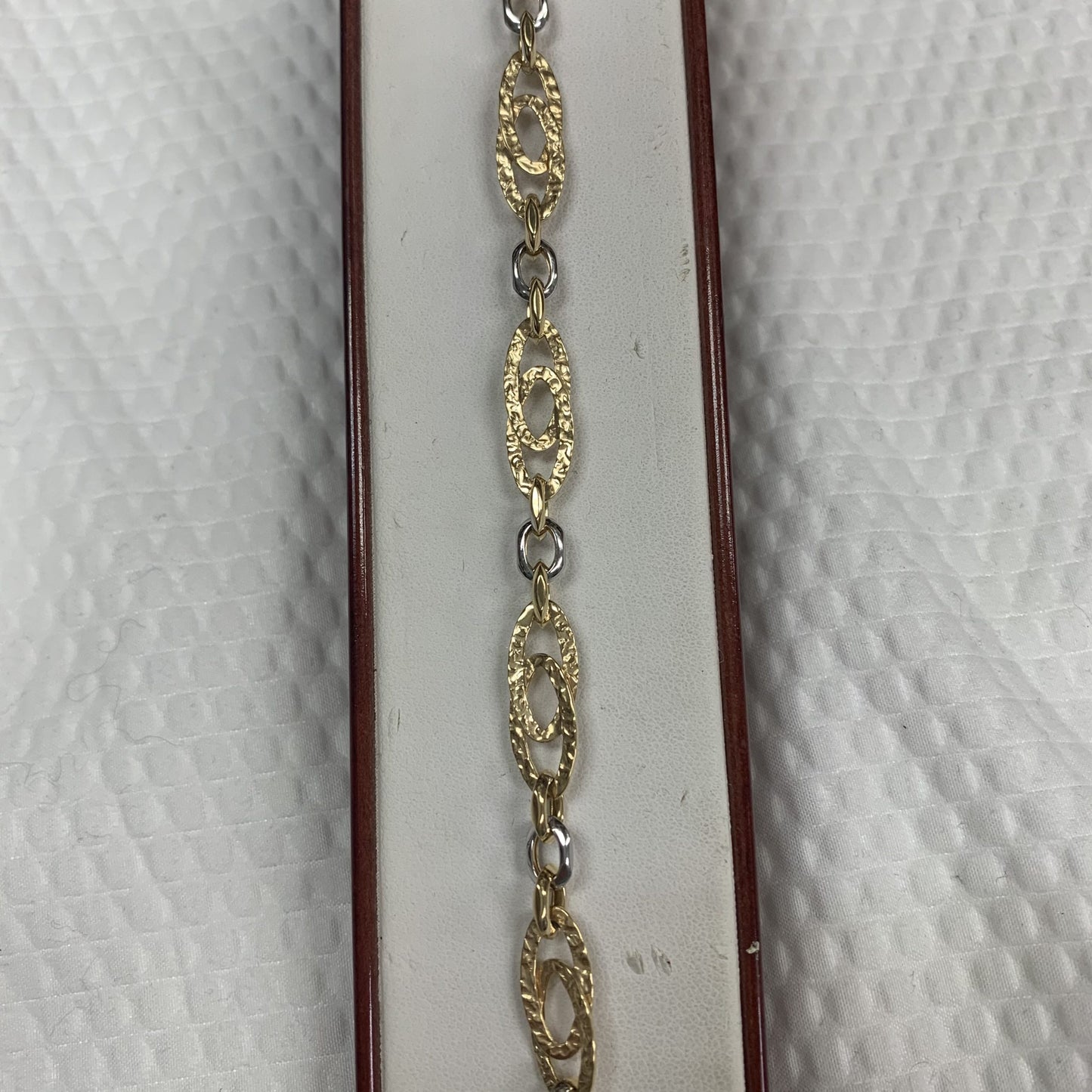 10kt Yellow & White Gold Bracelet
