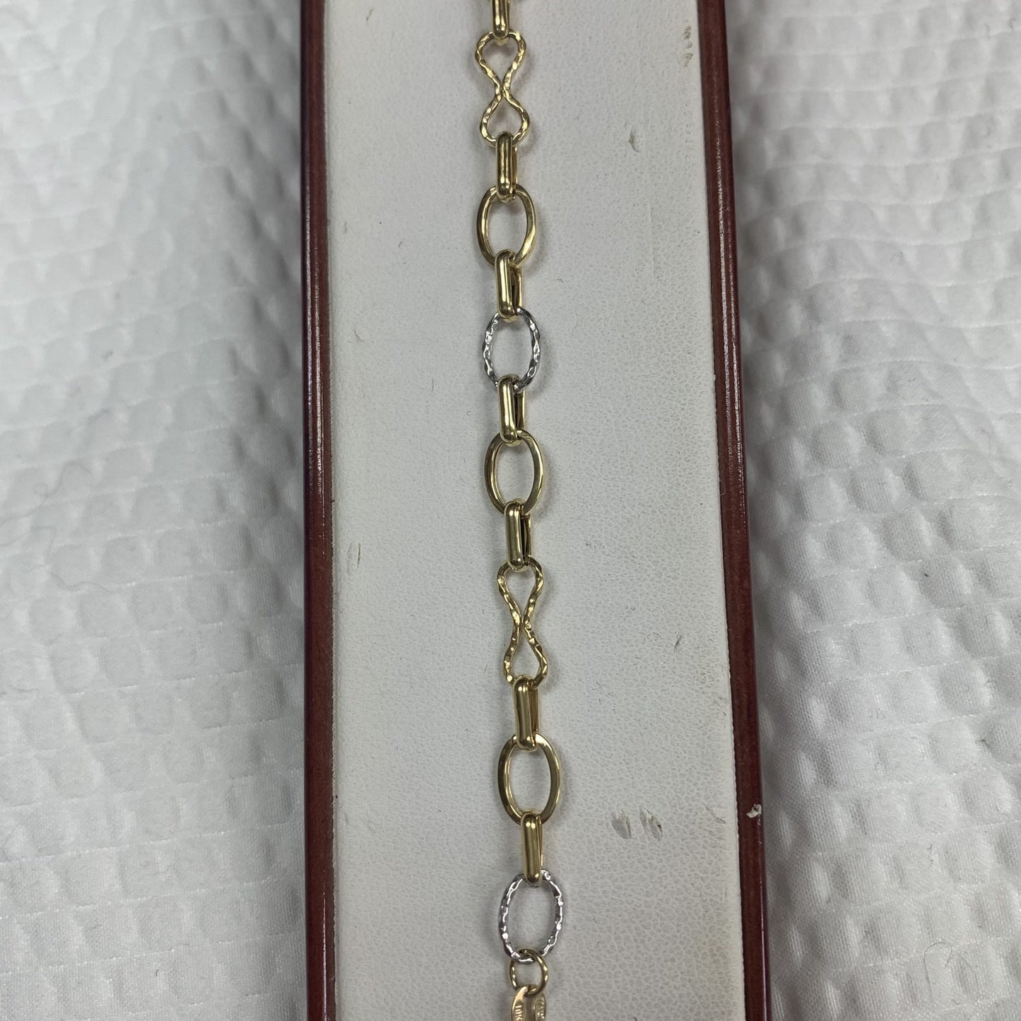 10kt Yellow & White Gold Bracelet