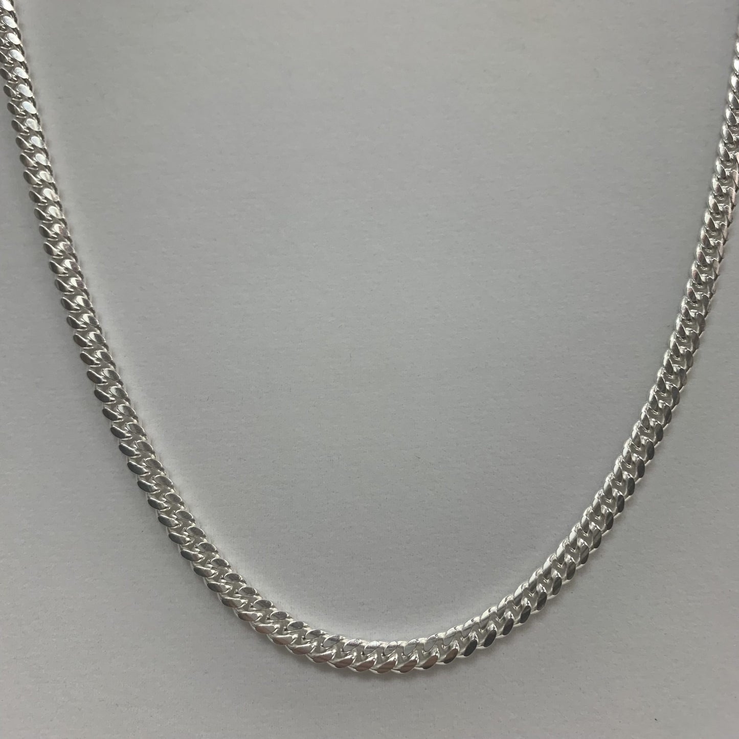 Sterling Silver Miami Cuban Chain 20"