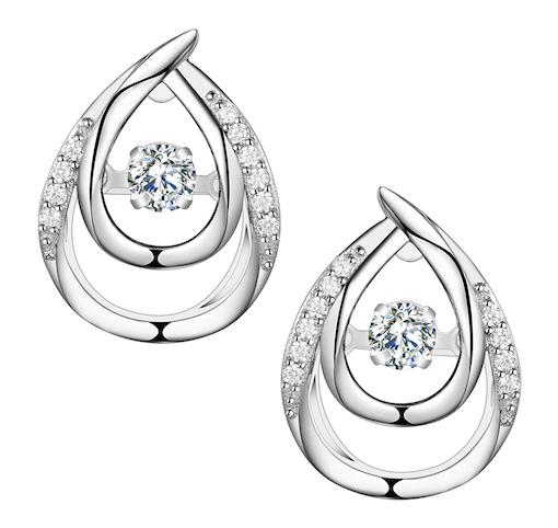 Sterling Silver & Cubic Studs