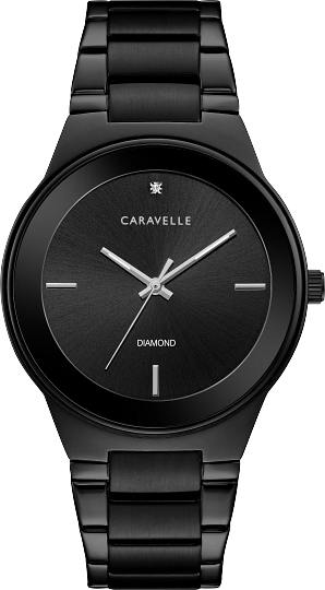 men's caravelle watch with diamond