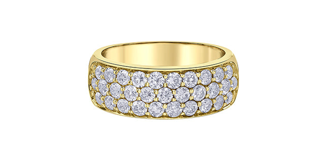 10kt yellow gold 1.00cttw diamond ring