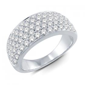 10kt White Gold 1.00cttw Diamond Band