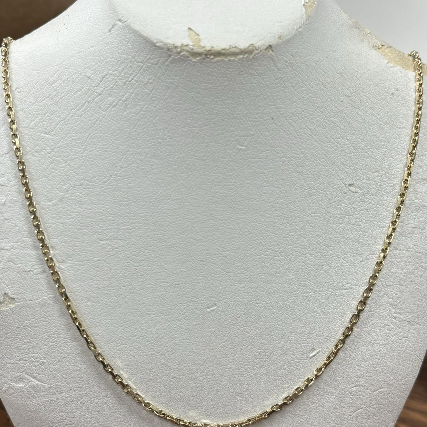 10kt yellow gold 22" franco chain